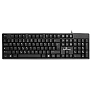 Ενσύρματο πληκτρολόγιο USB PT-1074 EN/GR μαύρο Powertech