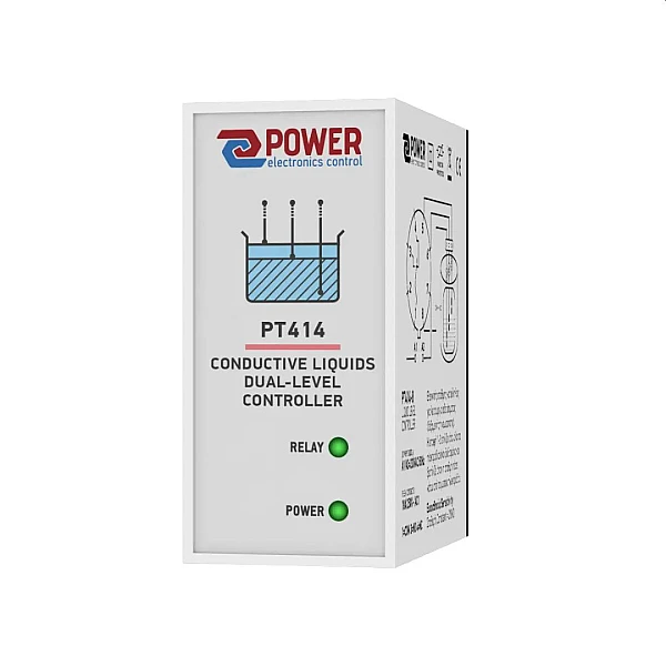 Power Electronics Ελεγκτής στάθμης υγρών PT414-8
