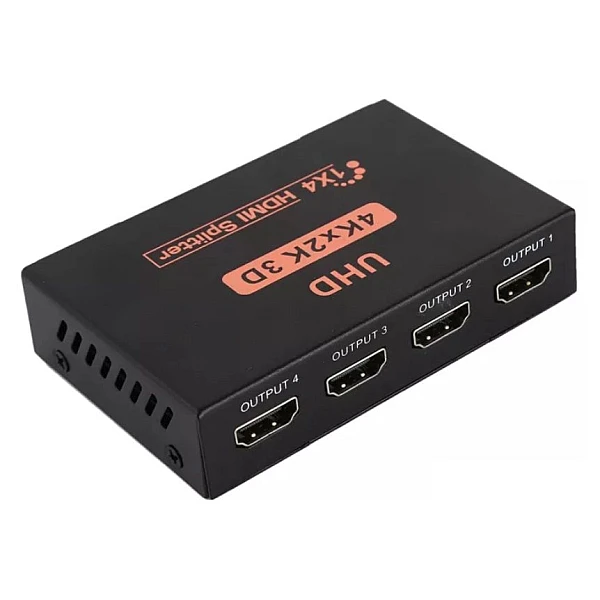 POWERTECH HDMI splitter PTH-048 4 σε 1 4K/60Hz μαύρο