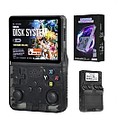 Ηλεκτρονική Ρετρό Κονσόλα R36S με οθόνη IPS 3,5 ίντσες σύστημα ArkOS Linux μαύρη