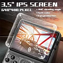 Ηλεκτρονική Ρετρό Κονσόλα R36S με οθόνη IPS 3,5 ίντσες σύστημα ArkOS Linux μαύρη