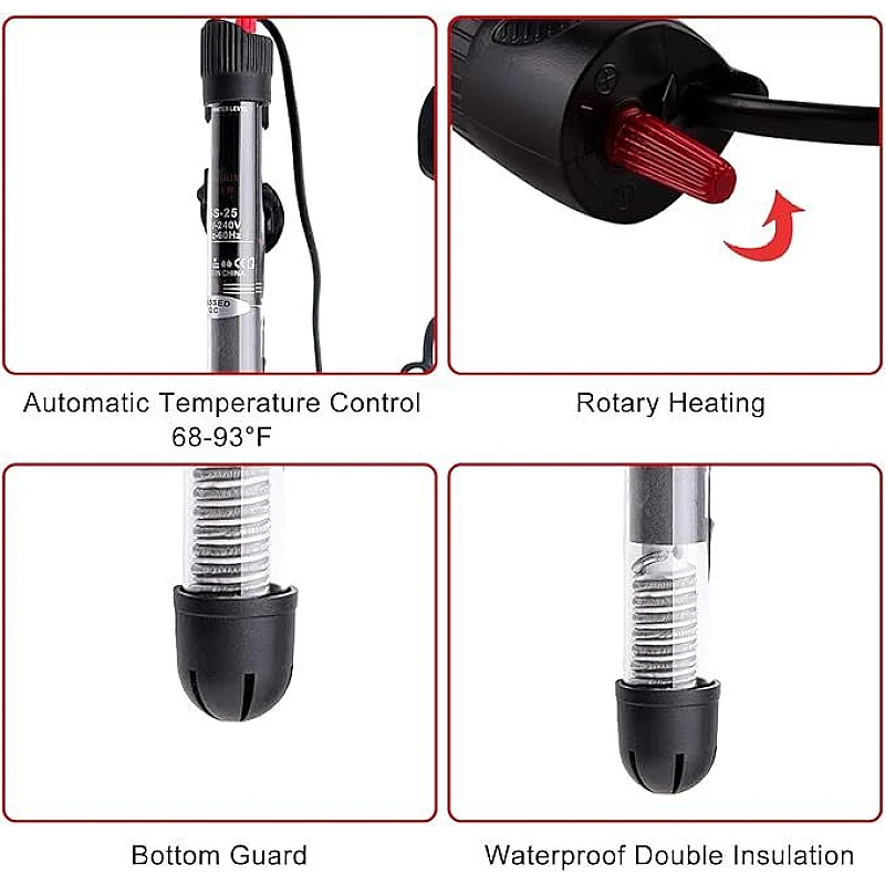 Θερμαντήρας Νερού για Ενυδρεία 50W με θερμοστάτη Y1-50 ΟΕΜ