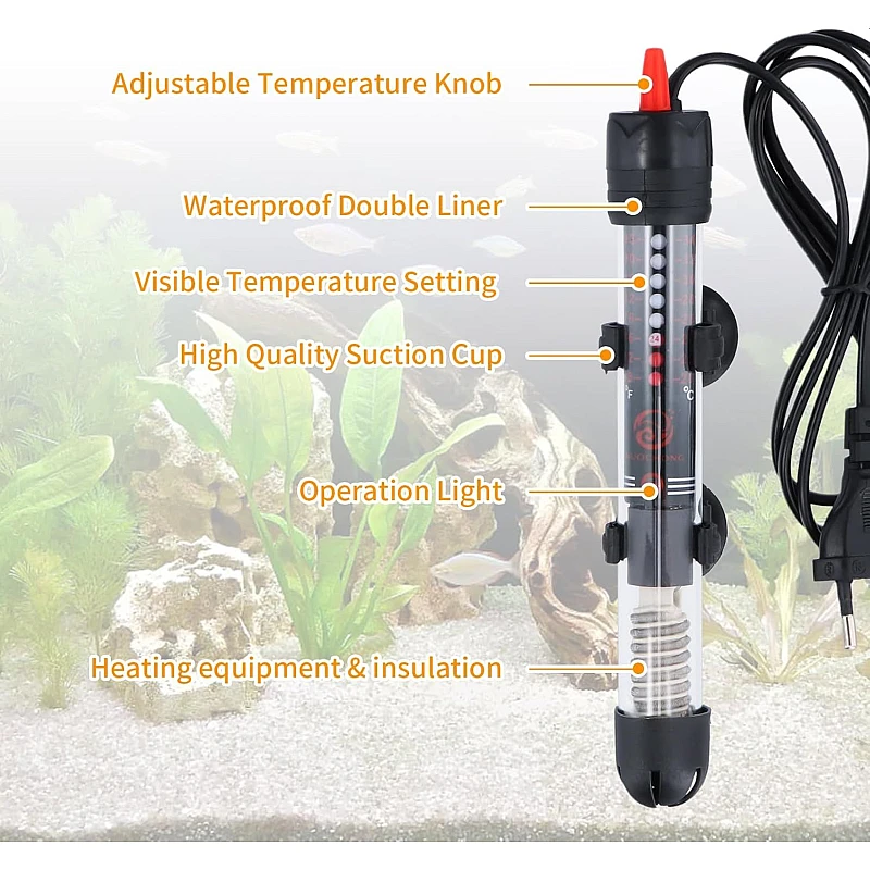 Θερμαντήρας Νερού για Ενυδρεία 50W με θερμοστάτη Y1-50 ΟΕΜ