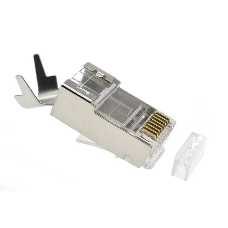 Φις δικτύου RJ45 Cat7 FTP 8p8c Crystal Head Pass Through 991122506 OEM