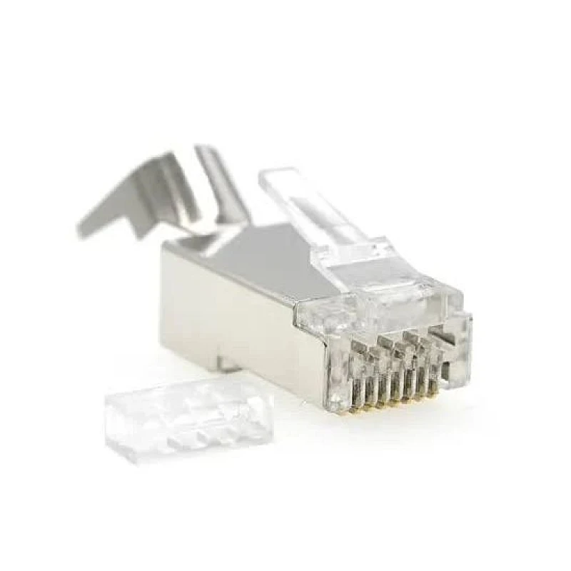 Φις δικτύου RJ45 Cat7 FTP 8p8c Crystal Head Pass Through 991122506 OEM