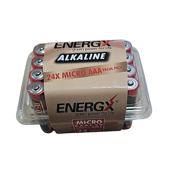 ENERGX Αλκαλική Μπαταρία LR3/1.5V ΑΑA 24 τεμάχια LR3/AAA-24PCS-13