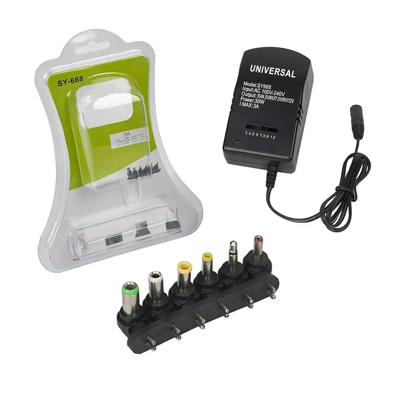 R&T Tροφοδοτικό σταθεροποιημένης εξόδου  3,0A 30W 3- 12V SY668