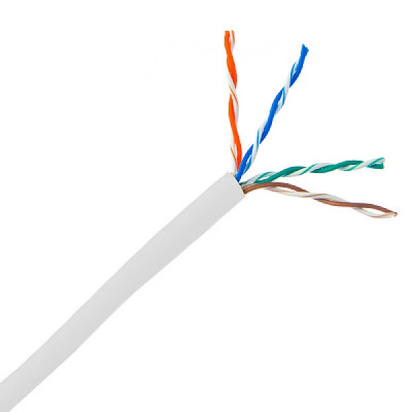 U/UTP Cat.5e Cable 305m 24AWG Χαλκός -CU Καλώδιο δικτύου 1 μέτρο Λευκό KALITON