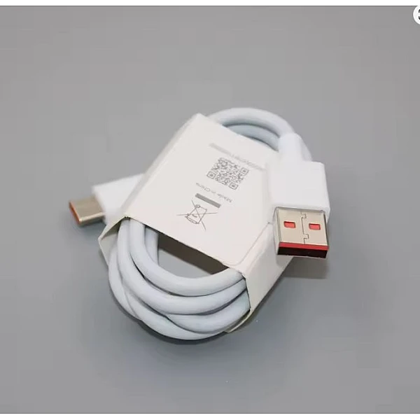 Καλώδιο Φόρτισης Xiaomi Super Fast USB 6A 120W Type C 1m (Bulk) - Λευκό