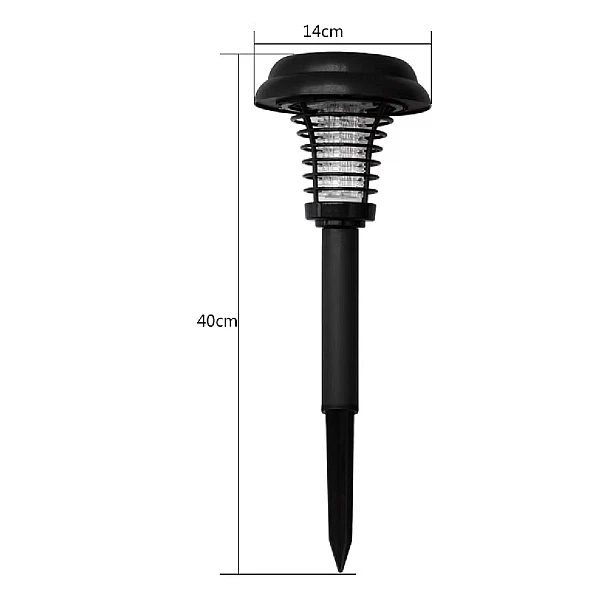 Ηλιακό Φωτιστικό LED  & Ηλεκτρική Εντομοπαγίδα  2σε1 SLB25A OEM σετ 2 τεμάχια