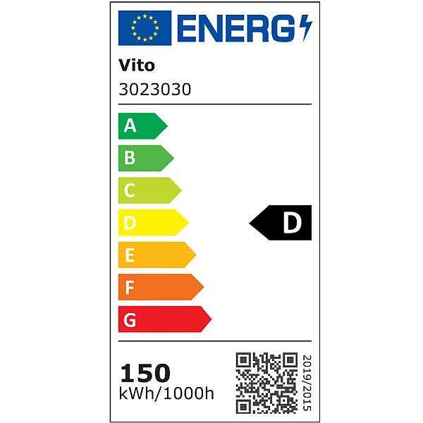 Προβολέας LED SMD 150W 18000Lm 3CCT (3000K/4000/K6500K) IP66 Μαύρος DANUBE 3023030 VITO