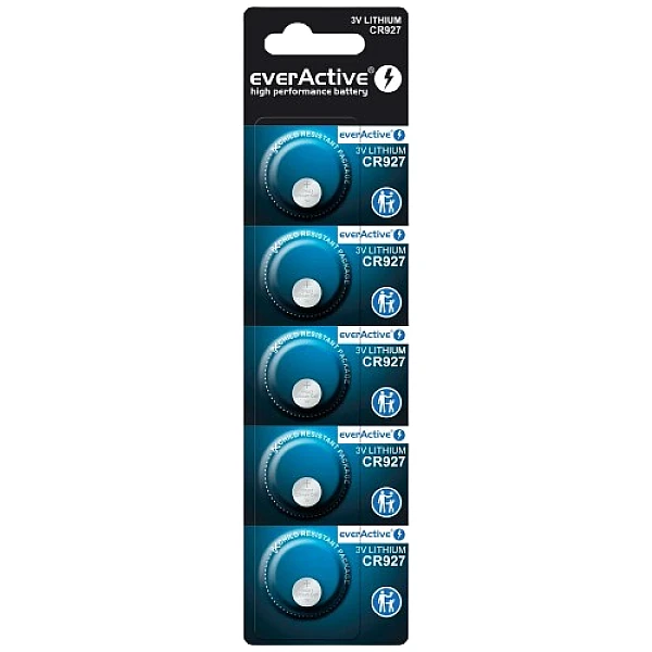 EverActive CR927 Μπαταρίες Λιθίου 3V 30mAh 5τμχ CR9275BL