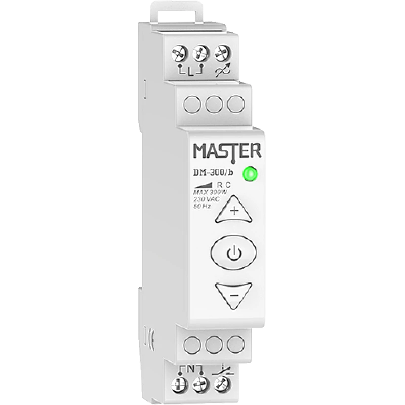 Dimmer ράγας DM-300/b Ηλεκτρονικός ρεοστάτης ρύθμισης επαγγελματικού φωτισμού led 300W MASTER-ELECTRIC Dimmer ράγας DM-300/b Ηλεκτρονικός ρεοστάτης ρύθμισης επαγγελματικού φωτισμού led 300W MASTER-ELECTRIC