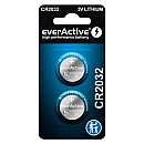 EverActive CR2032 Μπαταρίες Λιθίου 3V 220mAh 2τμχ CR20322BL