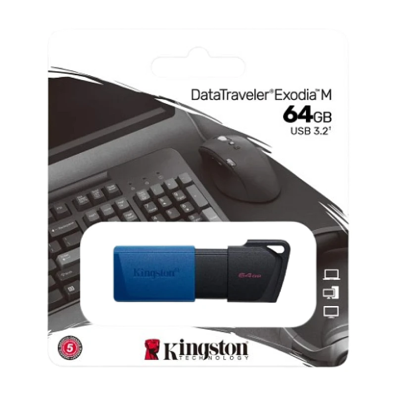 Kingston DataTraveler Exodia M USB 3.2 Gen 1 64GB DTXM/64GB