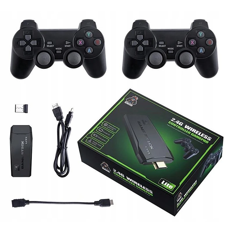 Ηλεκτρονική Ρετρό Κονσόλα Wireless Controller Gamepad With 4k Ultra Hd Game Stick Ηλεκτρονική Ρετρό Κονσόλα Wireless Controller Gamepad With 4k Ultra Hd Game Stick