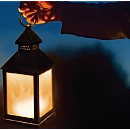Φωτιστικό-Φανάρι LED Με φλόγα Led που τρεμοπαίζει μαύρο 24cm 014260 BENSON Φωτιστικό-Φανάρι LED Με φλόγα Led που τρεμοπαίζει μαύρο 24cm 014260 BENSON