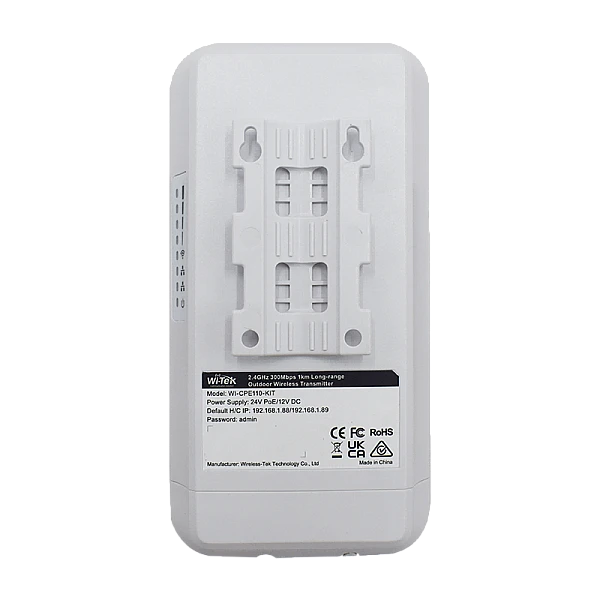 Wi-Tek WI-CPE110-KIT Σετ Ασύρματου Αναμεταδότη Δικτύου Εμβέλειας 1 km