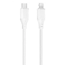 XO NB-Q291A Braided Lightning σε Type-c 27W Καλώδιο Λευκό 1m XO NB-Q291A Braided Lightning σε Type-c 27W Καλώδιο Λευκό 1m