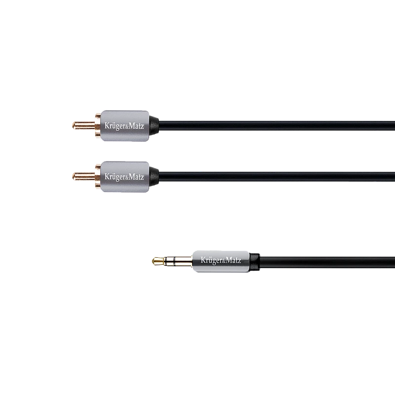 Καλωδίωση High End Stereo από jack 3.5mm σε 2x RCA Μήκος 3m LEC-KM311 Kruger&Matz Καλωδίωση High End Stereo από jack 3.5mm σε 2x RCA Μήκος 3m LEC-KM311 Kruger&Matz
