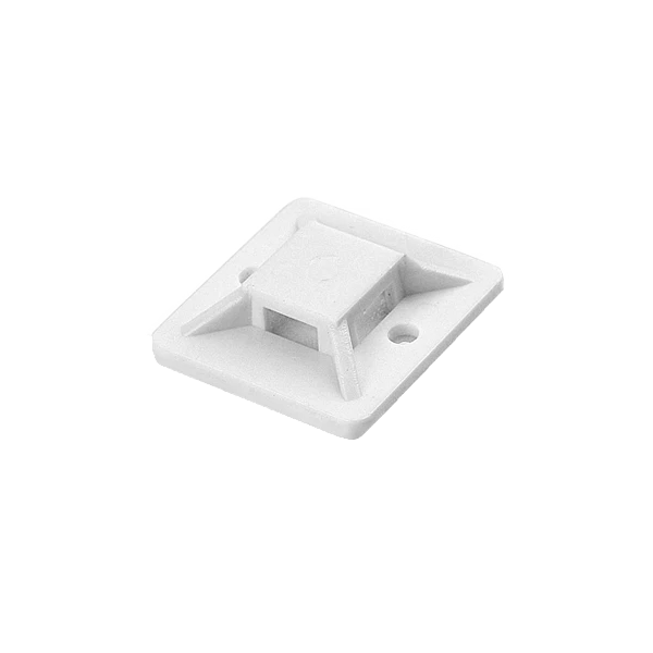 ORNO Στήριγμα δεματικών καλωδίων 30x30 mm αυτοκόλλητο λευκό OR-AE-13202/10 10 τεμάχια