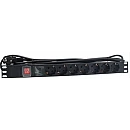 PDU-1U-7G-MSSPD Πολύπριζο Για Rack 19" 1U 7 Θέσεων με προστασία από υπερτάσεις ,Καλώδιο 2m και διακόπτη On/Off Μαύρο OEM PDU-1U-7G-MSSPD Πολύπριζο Για Rack 19" 1U 7 Θέσεων με προστασία από υπερτάσεις ,Καλώδιο 2m και διακόπτη On/Off Μαύρο OEM