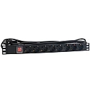 PDU-1U-8G-MS Πολύπριζο Για Rack 19" 1U 8 Θέσεων με Καλώδιο 1,8m Μαύρο OEM PDU-1U-8G-MS Πολύπριζο Για Rack 19" 1U 8 Θέσεων με Καλώδιο 1,8m Μαύρο OEM