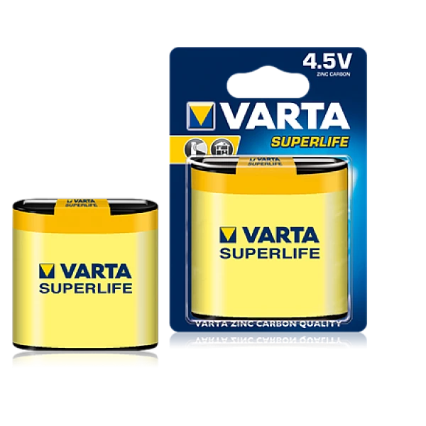 Μπαταρία Πλακέ SUPERLIFE 4,5V 3R12 VARTA