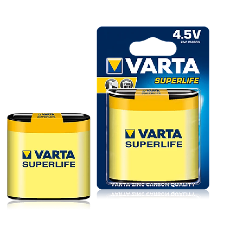 Μπαταρία Πλακέ SUPERLIFE 4,5V 3R12 VARTA Μπαταρία Πλακέ SUPERLIFE 4,5V 3R12 VARTA