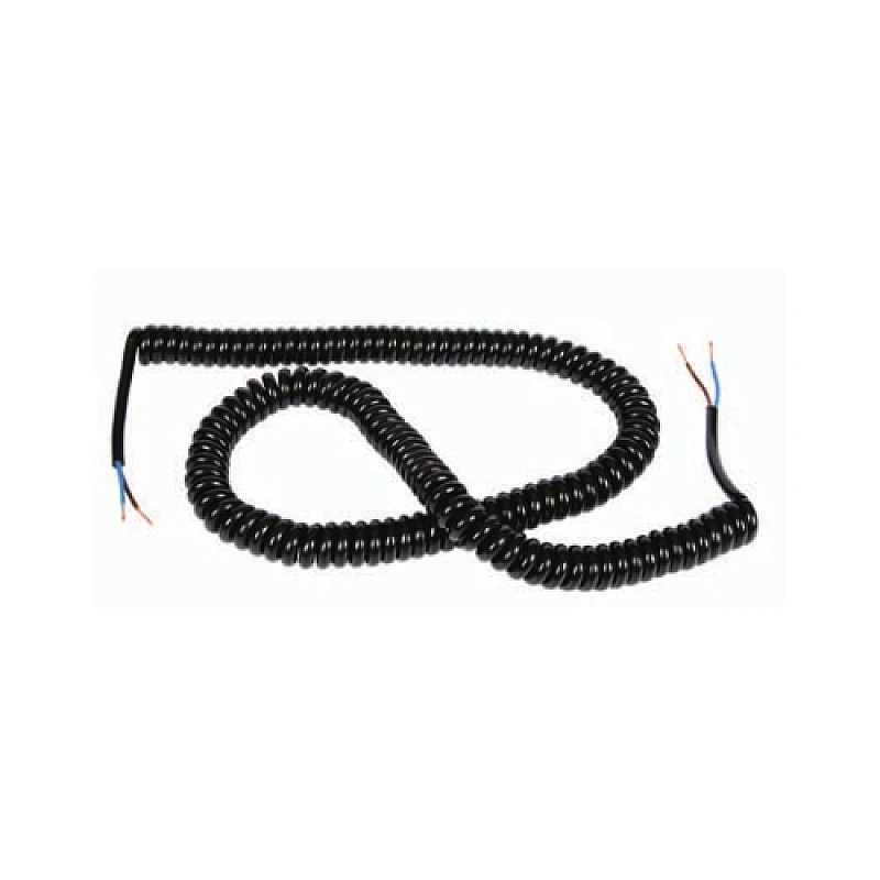 Εύκαμπτο καλώδιο Σπιράλ 2 x 0.75 mm² H03VVΗ8-Φ/Β/6 PVC (NYΛ) Μαύρο χρώμα VK 6 μέτρα Εύκαμπτο καλώδιο Σπιράλ 2 x 0.75 mm² H03VVΗ8-Φ/Β/6 PVC (NYΛ) Μαύρο χρώμα VK 6 μέτρα
