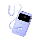 TECLAST Q20 Pro-P Power Bank 20.000mAh 35W με Ενσωματωμένα Καλώδια Type-C & Lightning – Μωβ