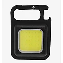 Επαναφορτιζόμενος Φακός Μπρελόκ COB LED 500 Lumens Αλουμινίου Μαύρος Rechargeable Keychain Light K-011