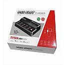  Σταθμός Φόρτισης 10 Θυρών USB 5V/12A 60W 838 – USB Fast Charger U-838