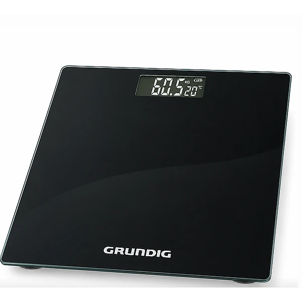 GRUNDIG Ψηφιακή Ζυγαριά Μπάνιου έως 180kg με LCD Οθόνη Μαύρη 42353