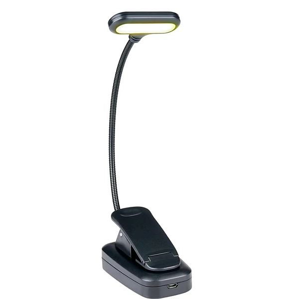GRUNDIG Επαναφορτιζόμενο LED Φωτάκι Ανάγνωσης με Clip USB-C 3000K 33116
